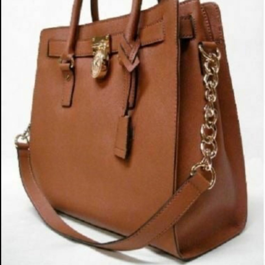 Nwt- Michael Kors Hamilton Tote Saddle Tan Brown